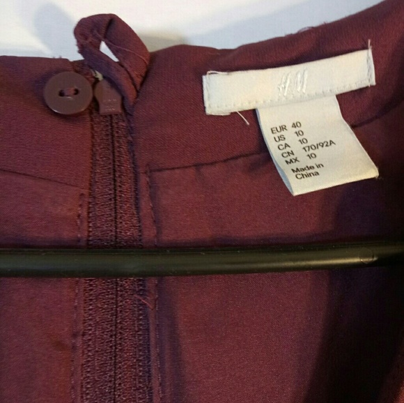 🌺 - Plum colored H&M dress - Picture 4 of 5